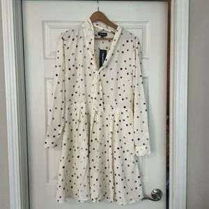 ModCloth polka dotted mini dress. Brand new